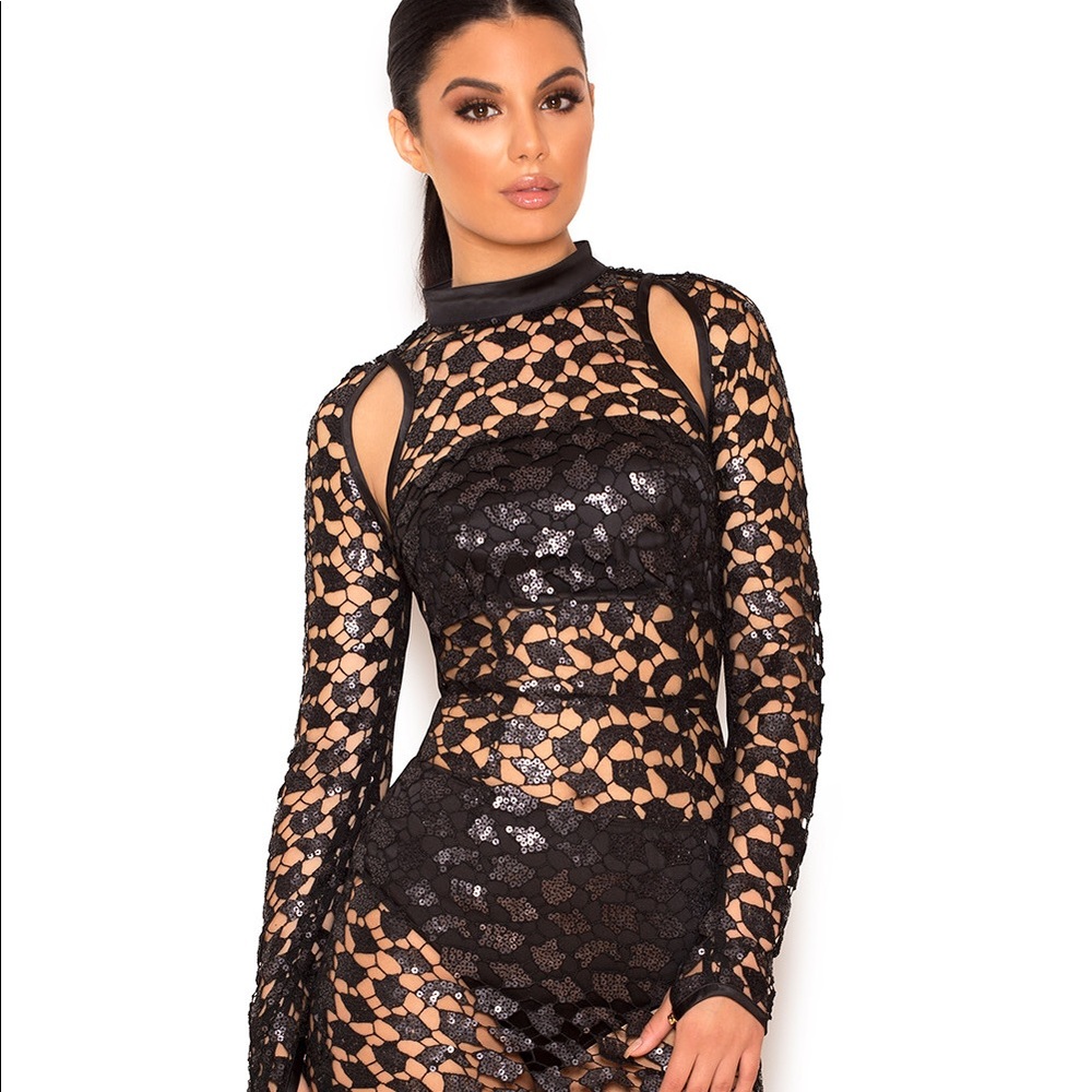 House of Cb Aleera spider dress